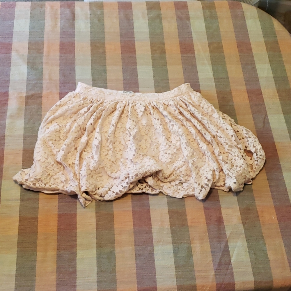 Forever 21 Floral See-Through Skirt | Size US 28